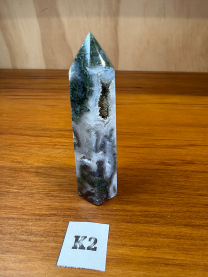 MOSS AGATE POINTS