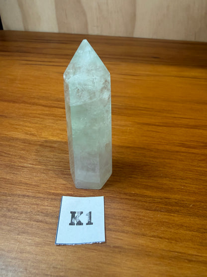 GREEN FLUORITE POINTS