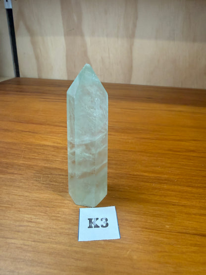 GREEN FLUORITE POINTS