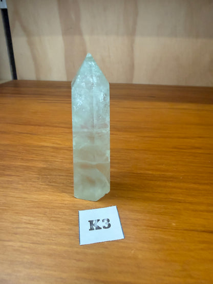 GREEN FLUORITE POINTS