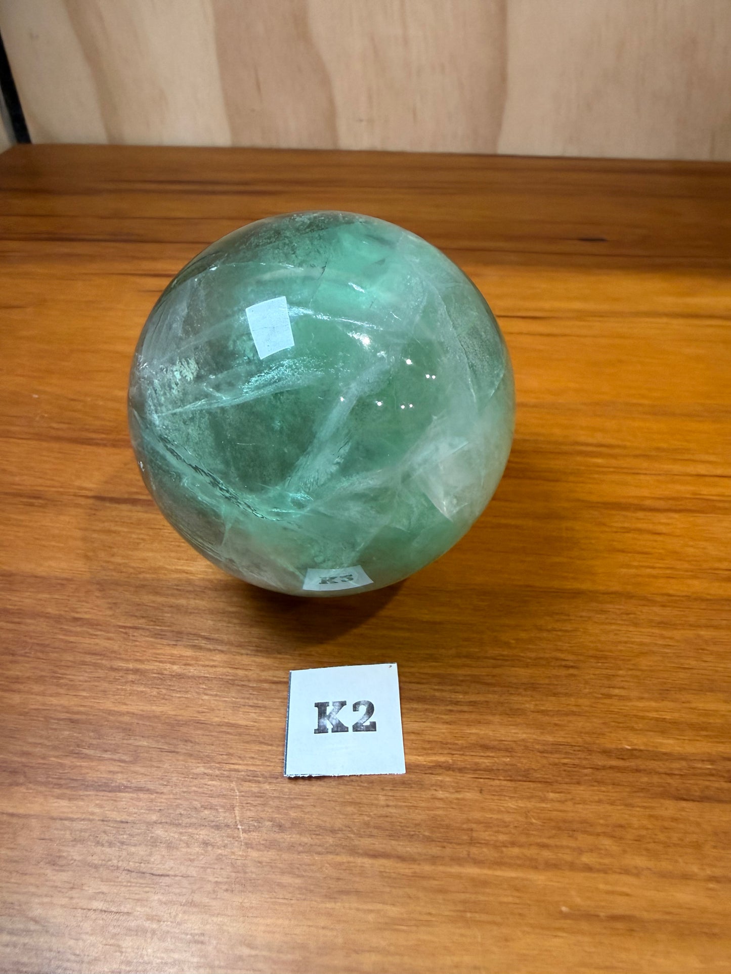 GREEN FLUORITE SPHERES