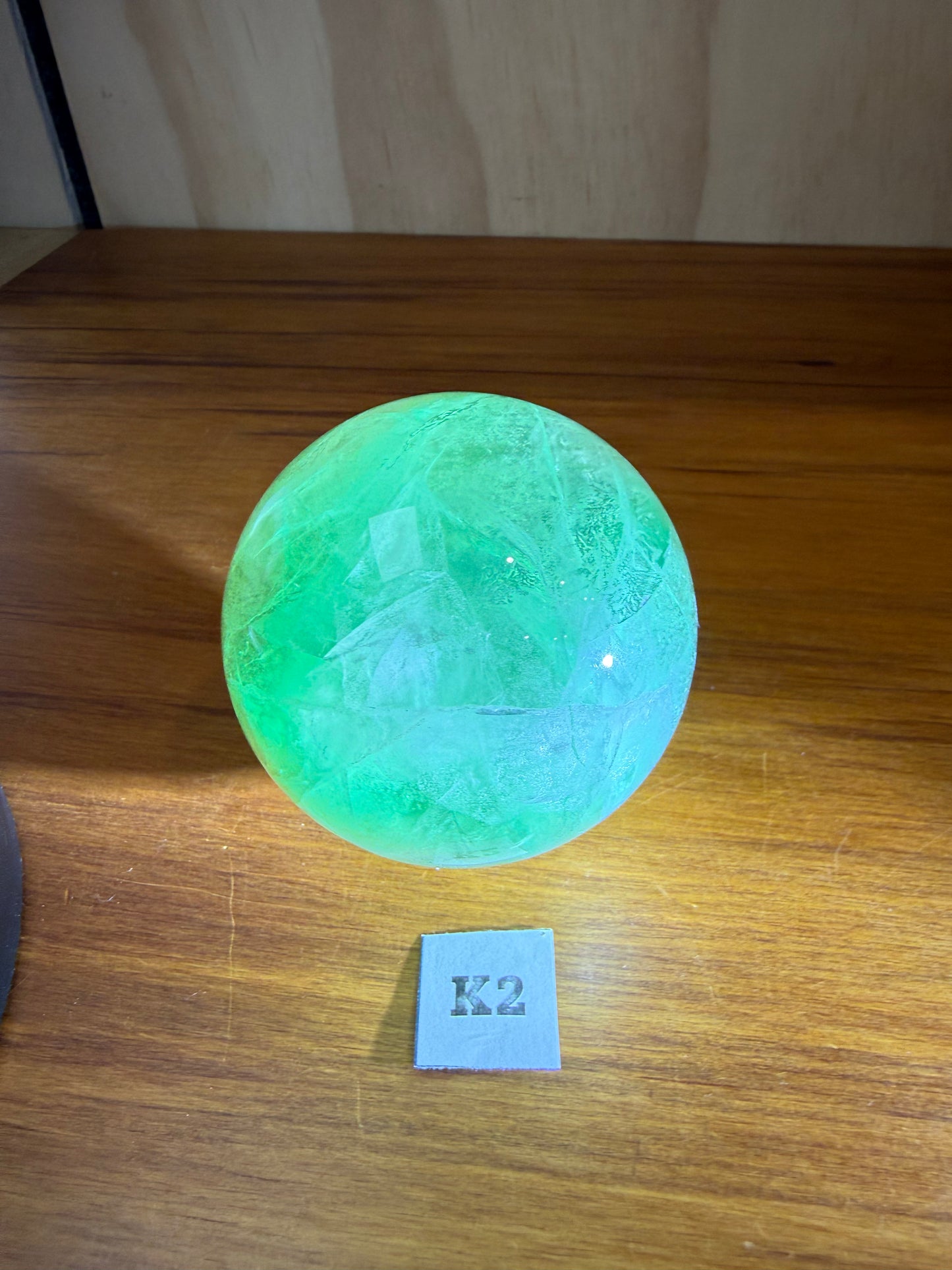 GREEN FLUORITE SPHERES