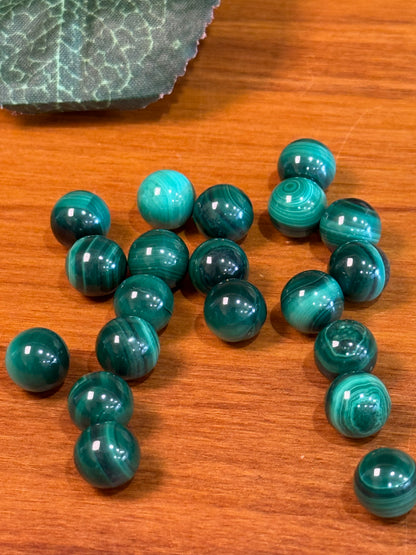 MALACHITE SPHERES (SMALL)