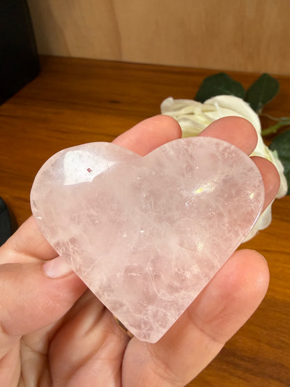 ROSE QUARTZ HEART