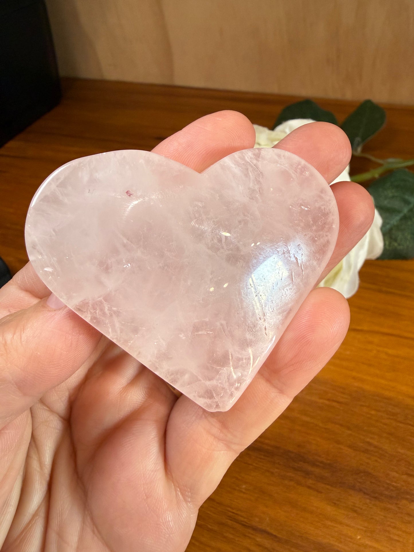 ROSE QUARTZ HEART