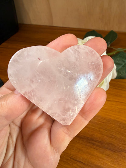 ROSE QUARTZ HEART