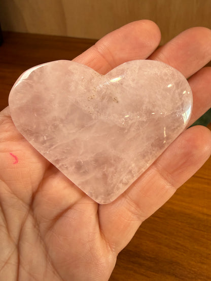 ROSE QUARTZ HEART