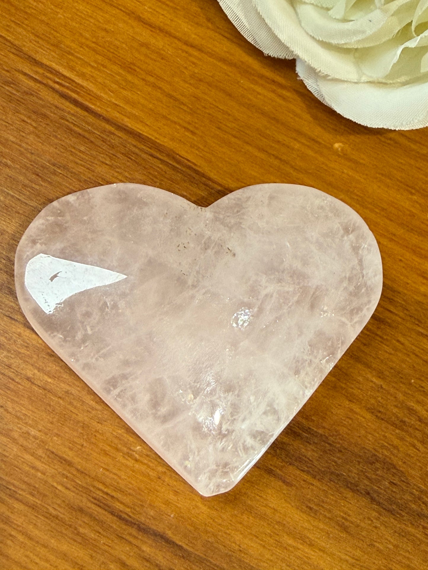 ROSE QUARTZ HEART