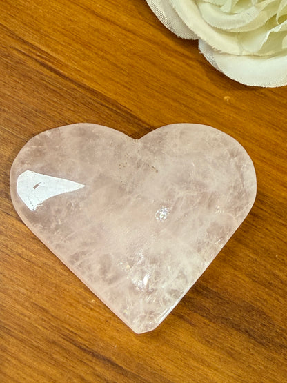ROSE QUARTZ HEART