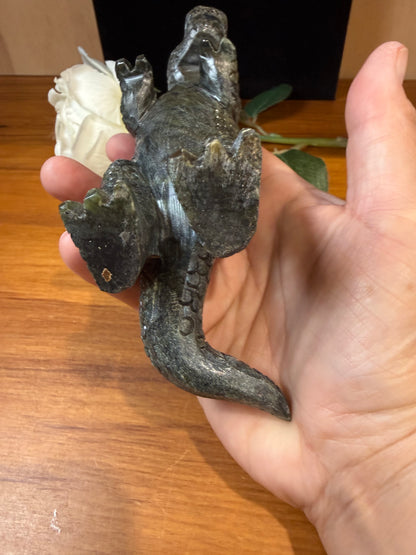 AMAZING SEPTARIAN JADE TYRANNOSAURUS REX (T-REX)