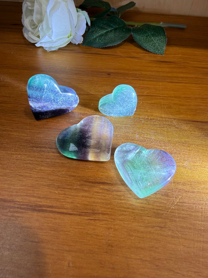 FLUORITE HEARTS