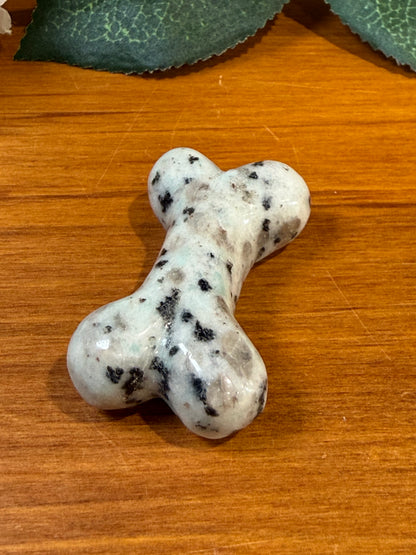 KIWI JASPER DOG BONE (ALSO KNOWN AS KIWI STONE)