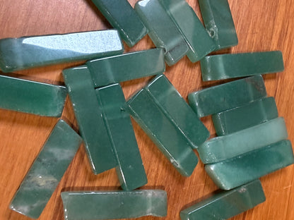 GREEN AVENTURINE, FLUORITE CARRIBEAN & LAPIS LAZULI CALCITE DIY PENDANTS ONLY (NO CHAIN)