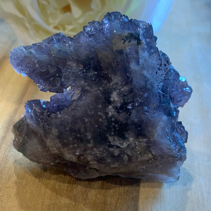 BLACK FLUORITE RAWS (UV ACTIVE)