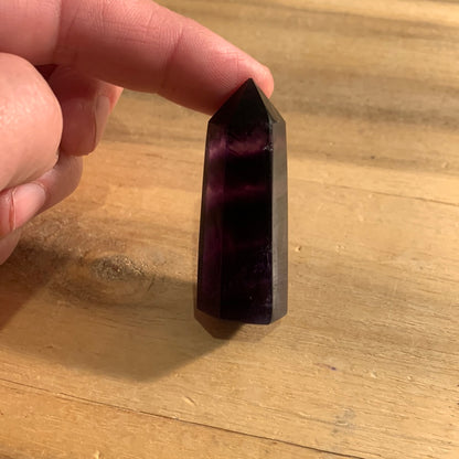 RAINBOW FLUORITE TOWER/POINTS