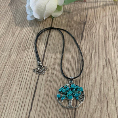 TURQUOISE TREE OF LIFE PENDANTS