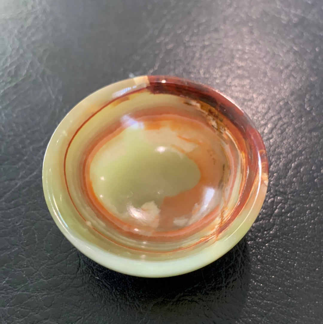 GREEN ONYX BOWLS (SMALL)