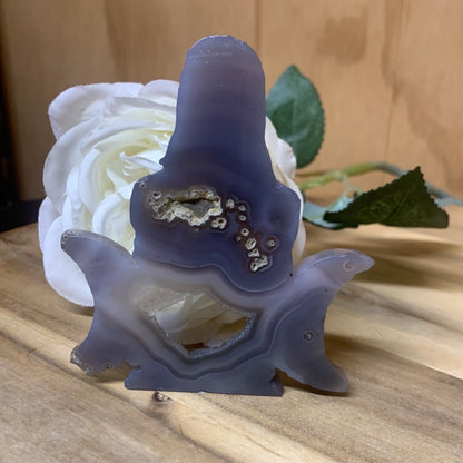 DRUUZY AGATE MEDITATING LADY