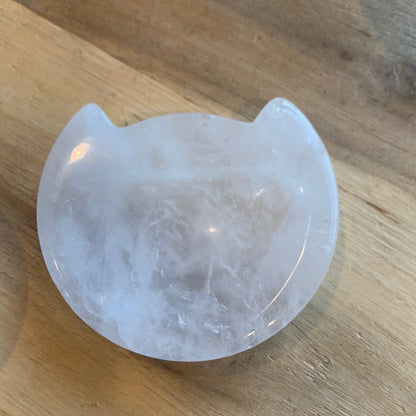 CLEAR QUARTZ BOWL