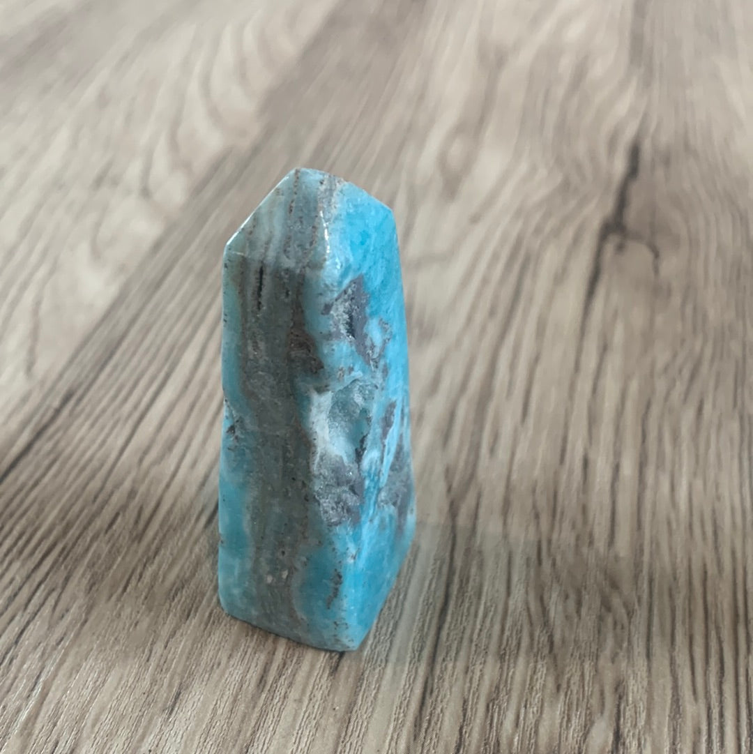 BLUE ARAGONITE POINTS