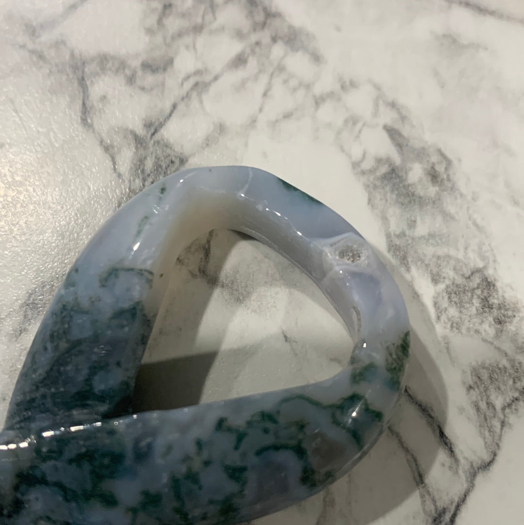 MOSS AGATE RIBBONS