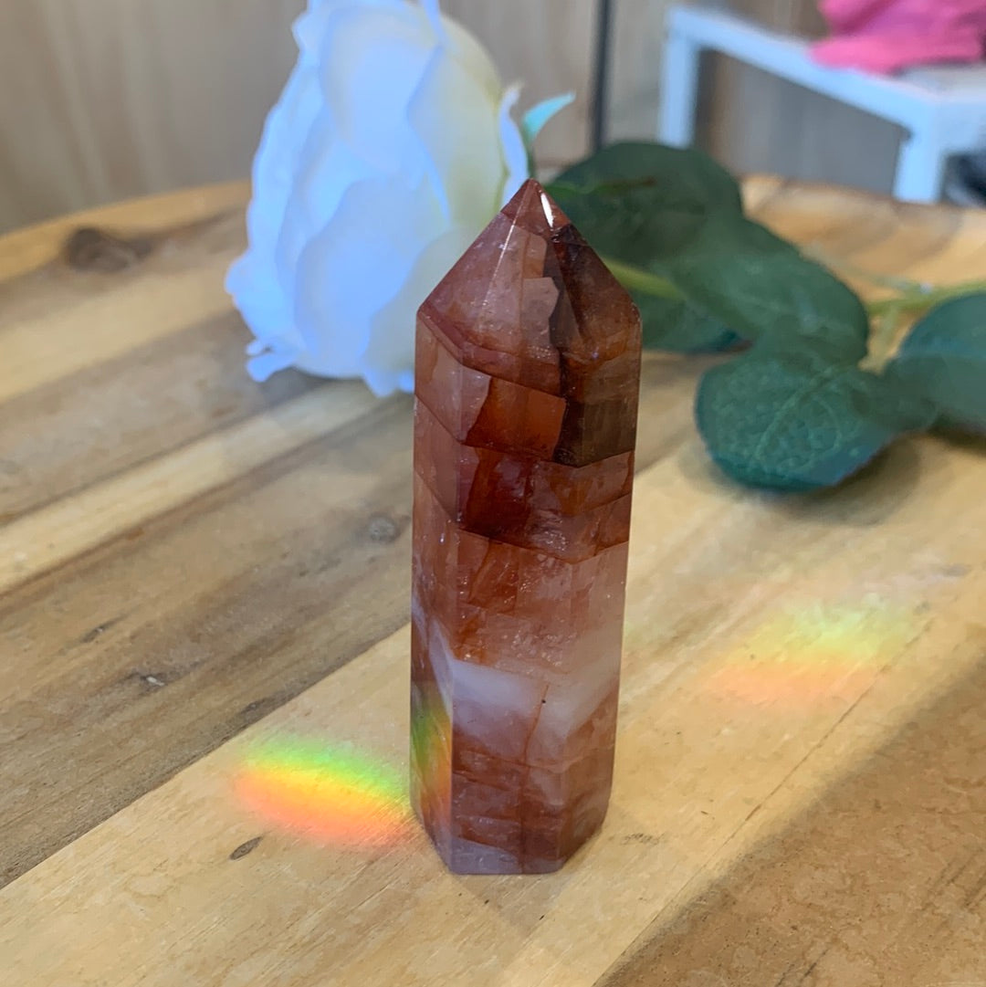 FIRE QUARTZ POINTS