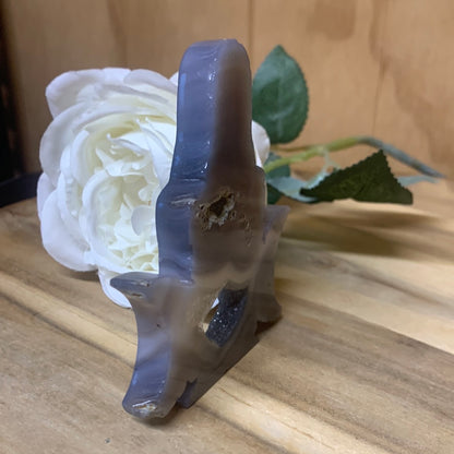 DRUUZY AGATE MEDITATING LADY