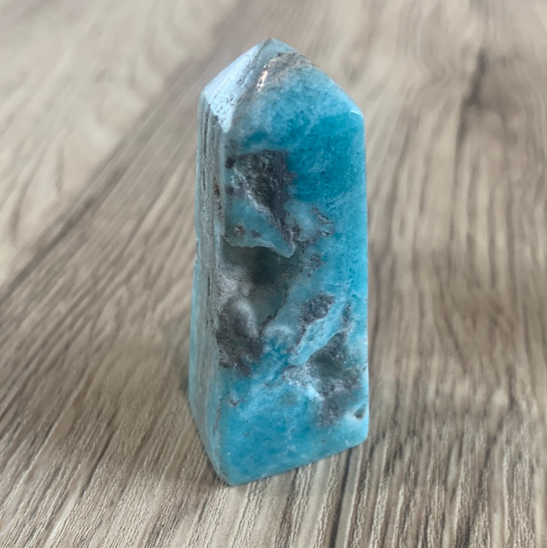 BLUE ARAGONITE POINTS