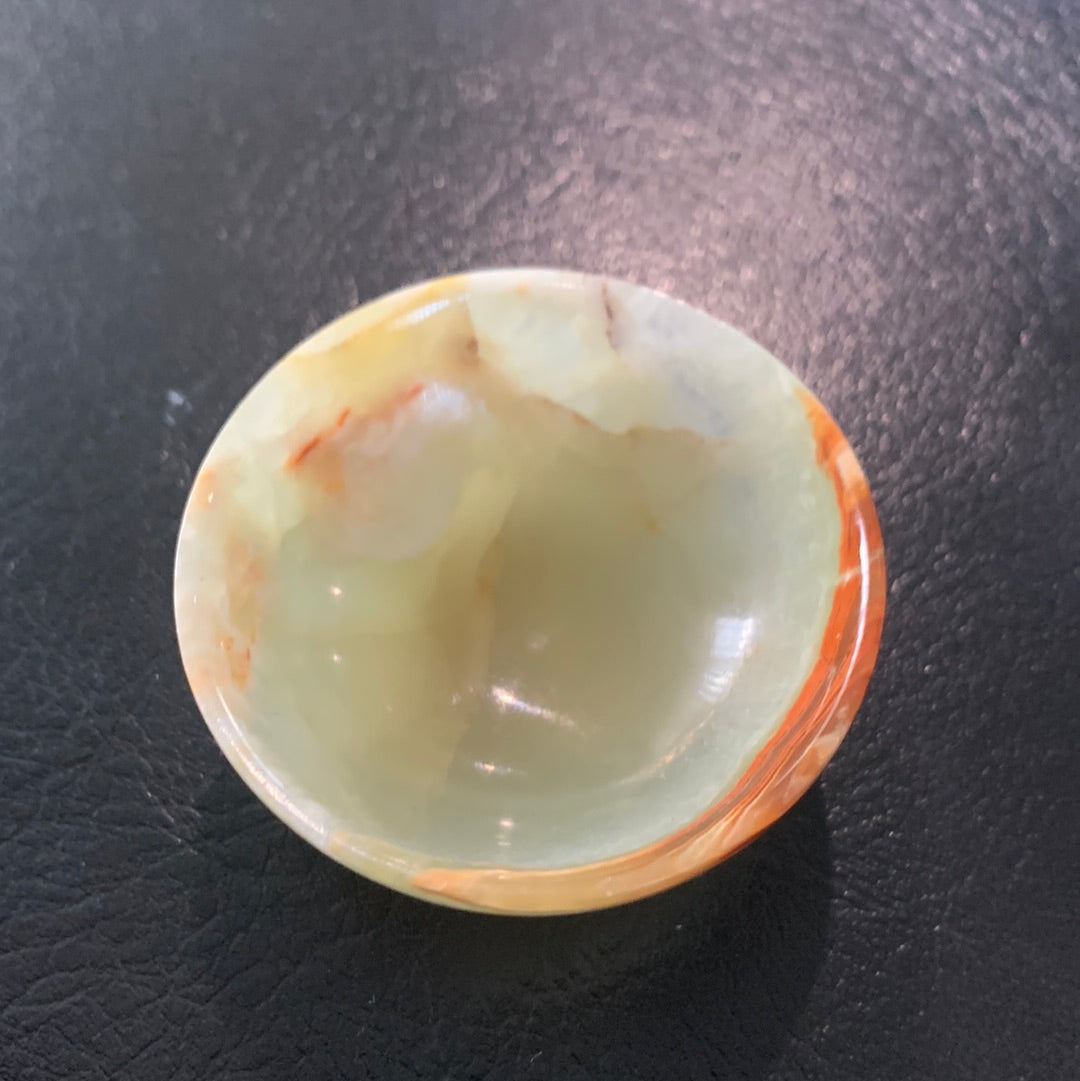 GREEN ONYX BOWLS (SMALL)