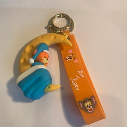 POPULAR CHARACTER  KEYRINGS WITH WRISTLET ATTACHED