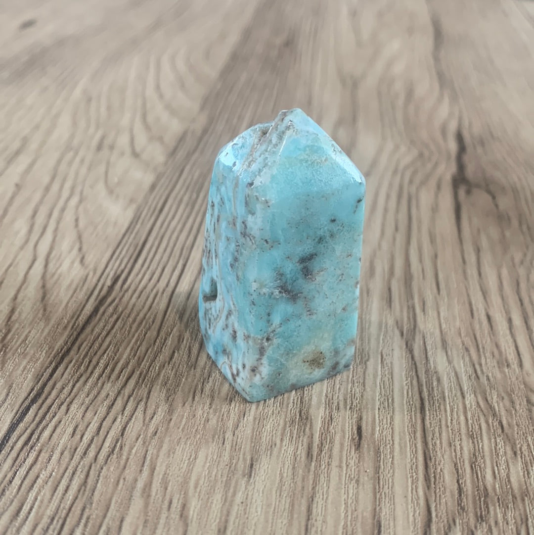 BLUE ARAGONITE POINTS