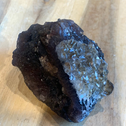 BLACK FLUORITE RAWS (UV ACTIVE)