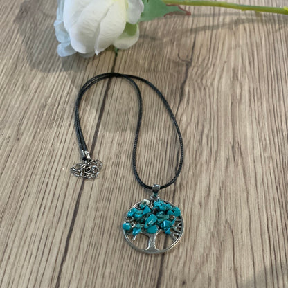 TURQUOISE TREE OF LIFE PENDANTS