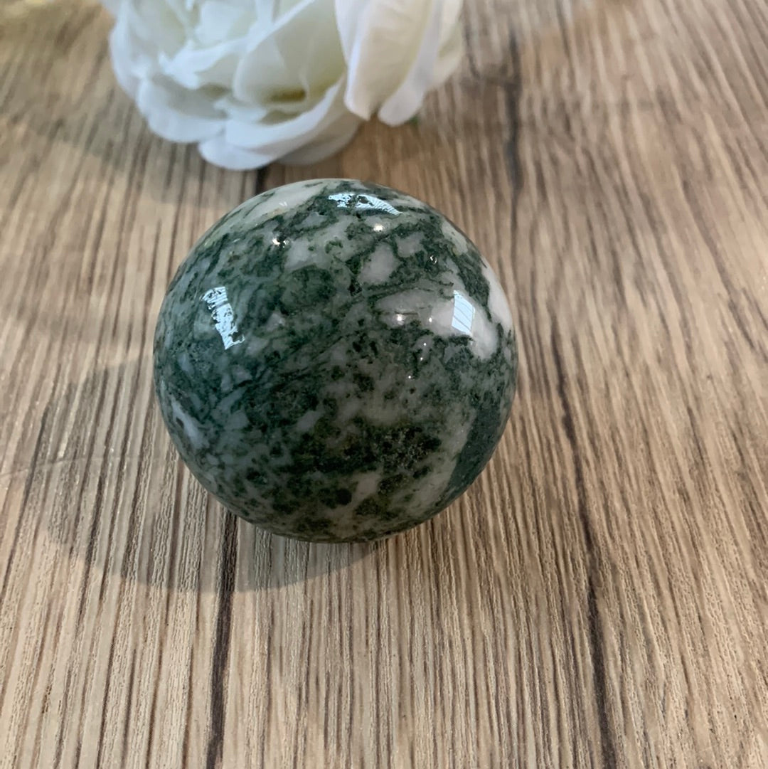 TREE AGATE SPHERE