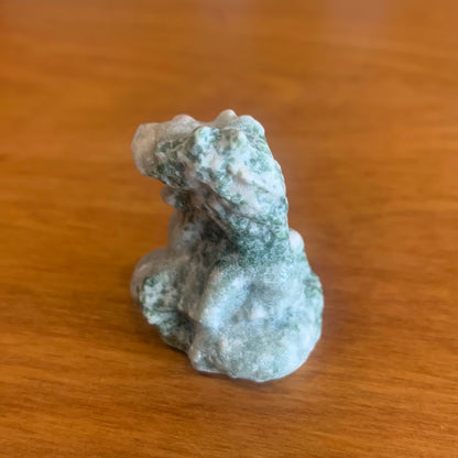 MOSS AGATE LIONS (SMALL)