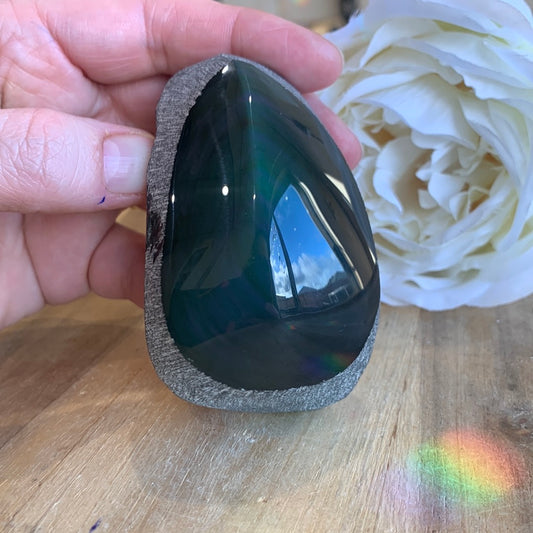 RAINBOW OBSIDIAN TEAR DROP