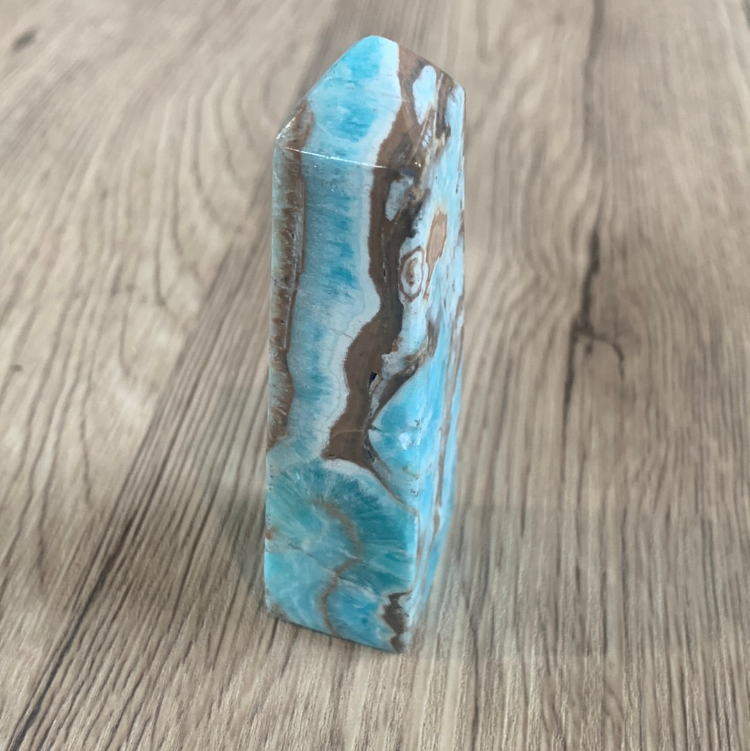 BLUE ARAGONITE TOWER