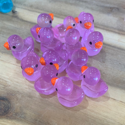 GLOW IN THE DARK DUCKS (NON CRYSTAL)