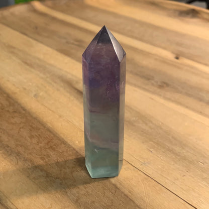 RAINBOW FLUORITE TOWER/POINTS