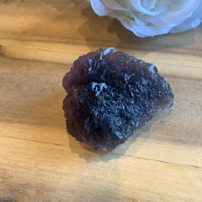 BLACK FLUORITE RAWS (UV ACTIVE)