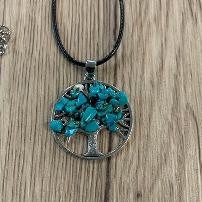 TURQUOISE TREE OF LIFE PENDANTS