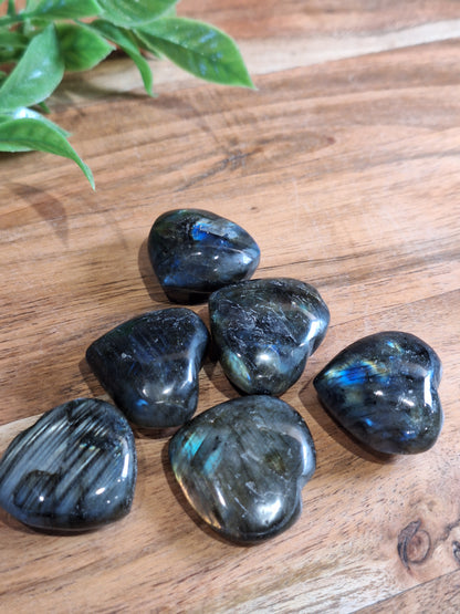LABRADORITE HEARTS (SMALL)