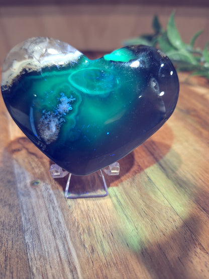 VOLCANO AGATE HEARTS