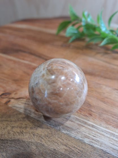 PEACH MOONSTONE SPHERES