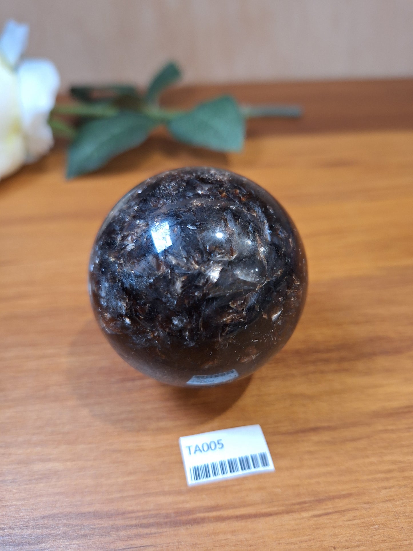 ASTROPHYLITE WITH AMBER