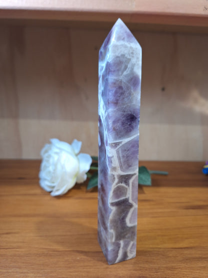 DREAM AMETHYST TOWER (CHEVRON AMETHYST)
