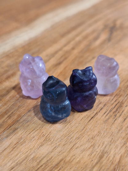FLUORITE MINI CARVINGS