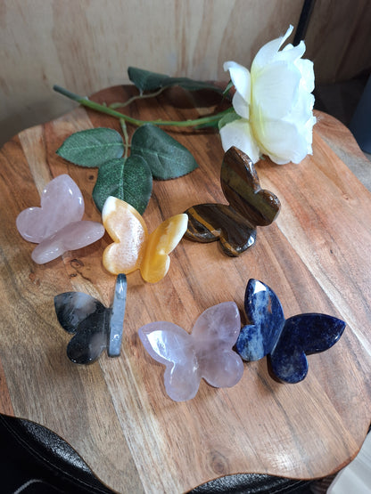 CRYSTAL BUTTERFLIES SMALL & LARGE