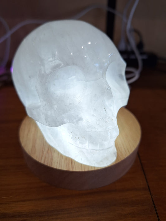 CLEAR QUARTZ SKULL