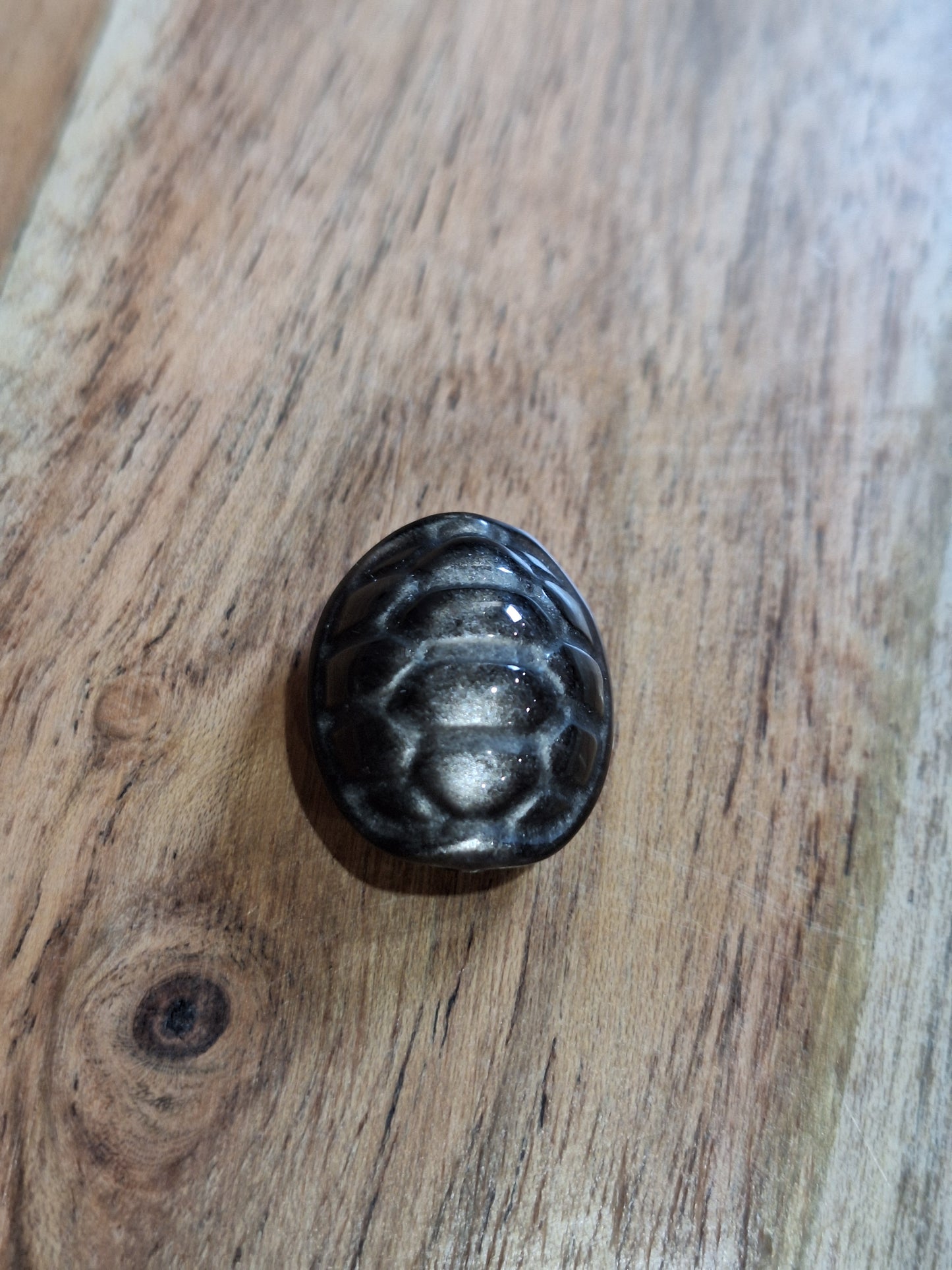 SILVER & GOLD OBSIDIAN MINI CARVINGS